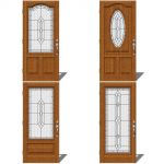 Therma Tru Entry Door Set 2. Shown with Provincial...