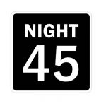 US Night Speed Limit sign; 24