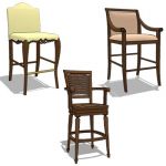 Collection of 3 barstools