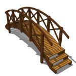 Pool bridge with effective maximum span of approx....