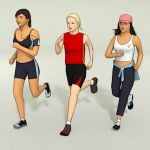 Women Jogging