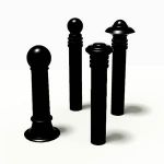 Bollards by Reliance Foundry. These are optimised ...