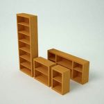 Room & Board Woodwind bookcases