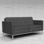 Florence Knoll sofa. 2 and 3 seater 
versions.