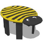 Small cartoon stool for kid's room , kindergarden