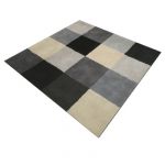 IKEA-carpet/rug Uldum2 of 2 in black and white