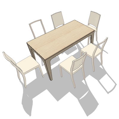 Dining Table  Chairs on Ply Dining Table  Chairs And Low Table By Vitra  D
