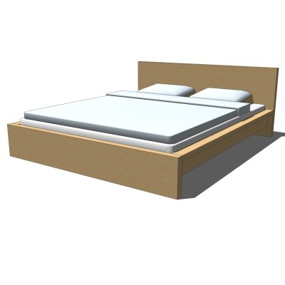 Queen Size  Headboard on Ikea Malm Queen Size Bed Frame  With Mattress  Duv