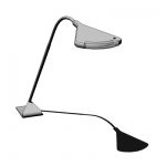 This sophisticated reading lamp draws a mere five ...