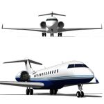 The Bombardier BD-700 Global Express is an ultra l...
