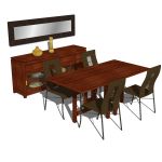 Taloha dining set. The set includes the dining tab...