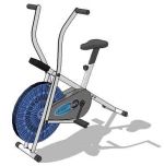 Dual action upright bike,