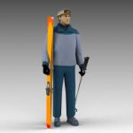 View Larger Image of Skiers 1-4