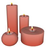 View Larger Image of FF_Model_ID9126_Candles_Red.jpg