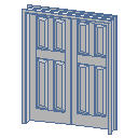 Archicad 11 Library object parts, doors,Double Doo.... 