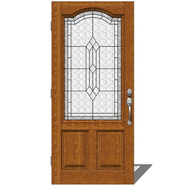 Therma Tru Entry Door Set 2. Shown with Provincial.... 