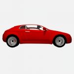 Scale GDL object of an Alfa Romeo 
Brera, for Arc...