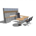 4 Office stations. Chairs are not included but can...