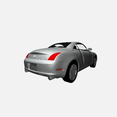 Scale GDL object of a Lexus SC430, for ArchiCAD 11.... 