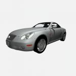 Scale GDL object of a Lexus SC430, for ArchiCAD 11...