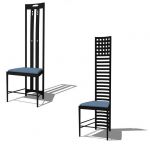 Charles Rennie Chair Collection 1. Hill House and ...