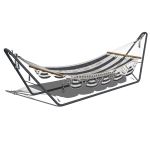 Photorealistic traditional hammock in two configur...