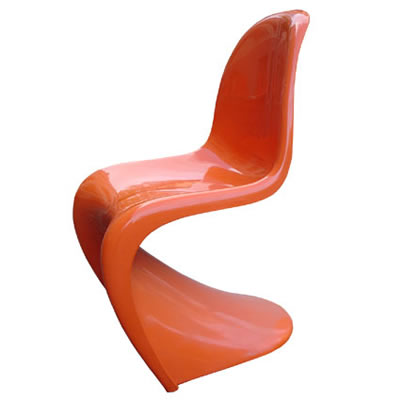Scale object of the classic Panton chair, for Arch.... 