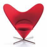 Scale object of a Verner Panton Heart Cone Chair, ...