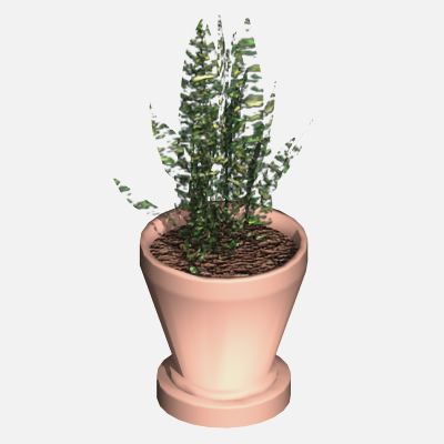 GDL object of a Pot plant, for ArchiCAD. All 
mat.... 