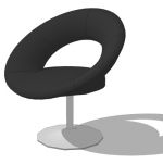 "The Pluto chair has a soft vinyl upholstery ...