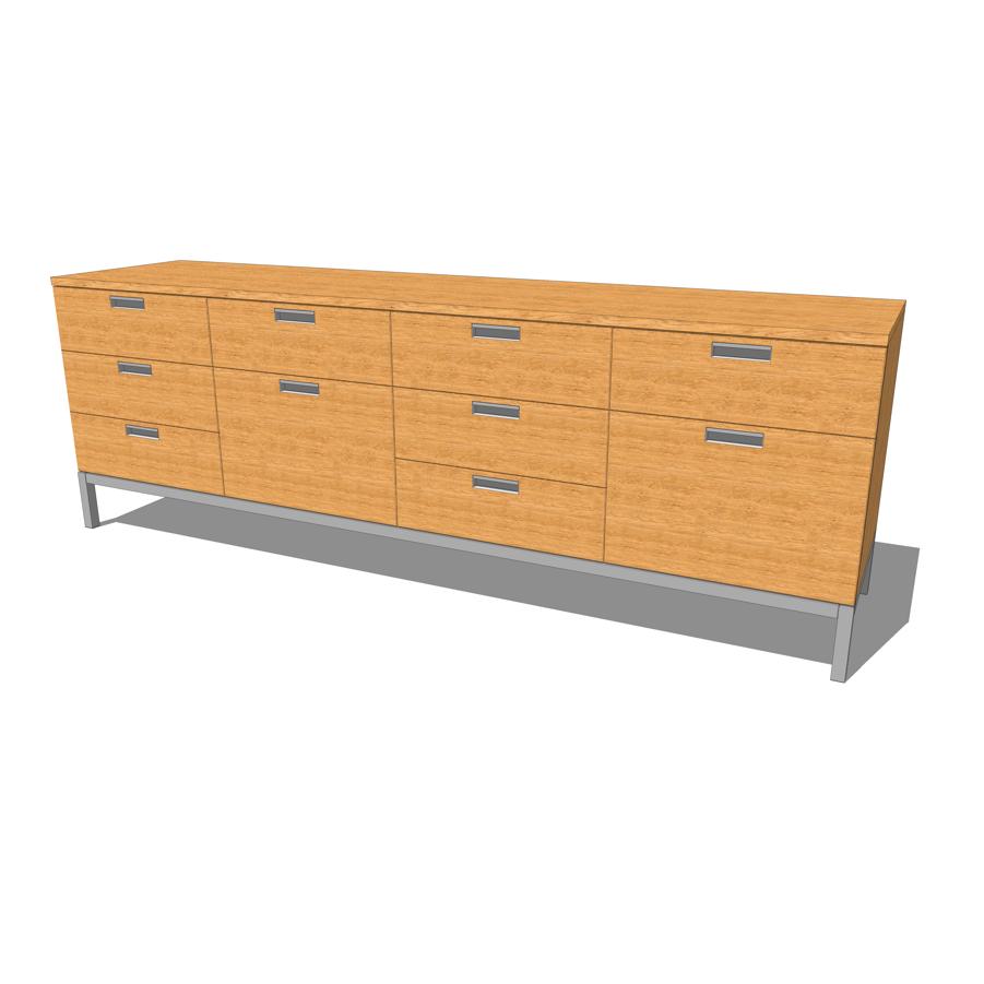 Florence Knoll Credenza. 4 Large options.. 