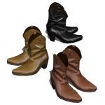 Three elegant women's boots