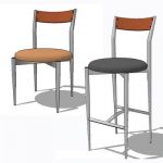 MTS cafe twist chair and barstool