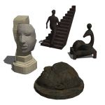Four Modern Sculptures
