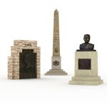 A new variety of historic and commemorative monume...
