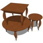 The Royalton collection of tables distributed by D...