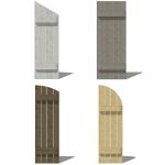 Panel Shutters Collection. Each collection consist...
