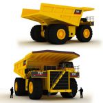 The 797B is one of the largest 
mechanical dump t...