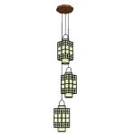 Oriental styled hanging lamp