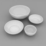 White Dinnerware by Crate and Barrel.