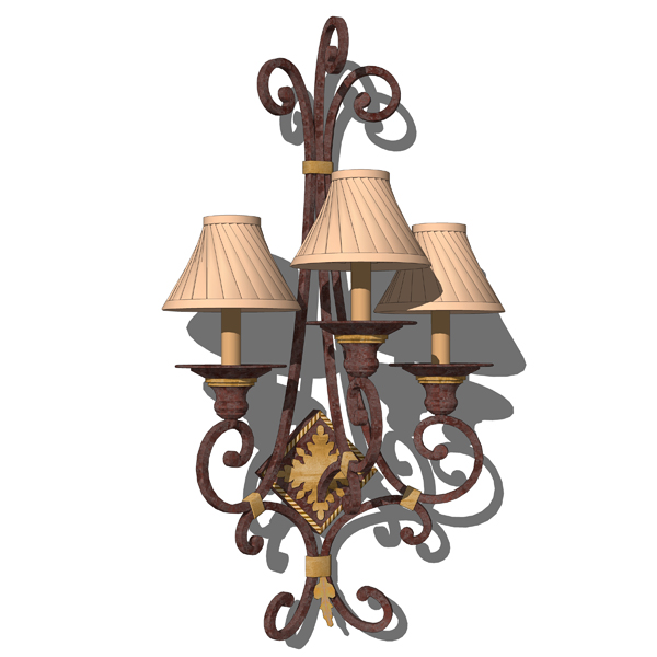 Classic Wall Sconce and Chandelier 02.. 