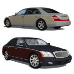 Maybach 57, with the 62 version.