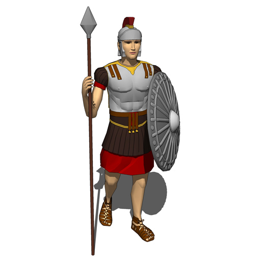Roman Guard 3D Model - FormFonts 3D Models & Textures