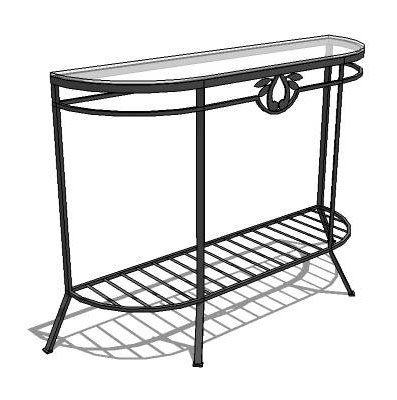 Vanity Table Set 3d Model Formfonts, Wrought Iron Vanity Table