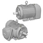 Siemens Electric Motor SD100, Overall Nominal Dime...