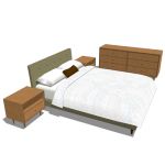 From Room and Board, this bedroom set features the...