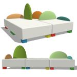 The Kids Sofa (Kizzusofa) is a modular couch for c...