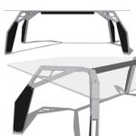The Black Widow dining table was inspired by auto ...