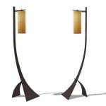 A handsome floor lamp by Hubbardton Forge.