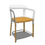 Steelwood side chair by Magis